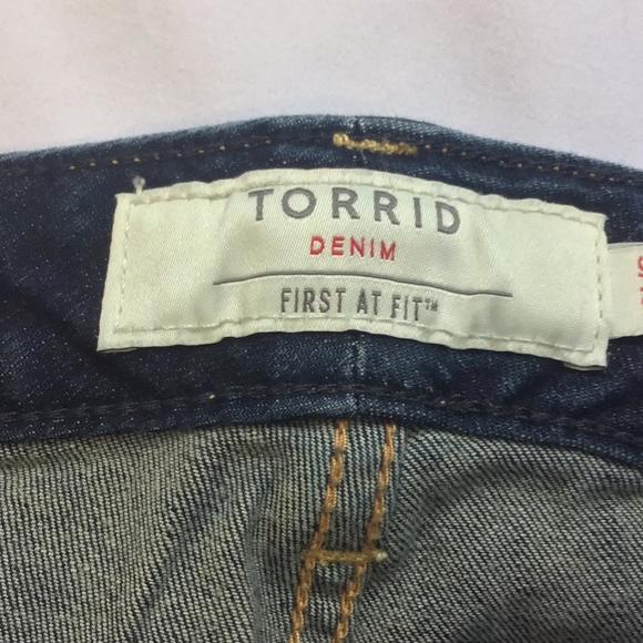 🔴𝗕𝗢𝗚𝗢🔴torrid size 10xs  first at fit jeans - Picture 2 of 16